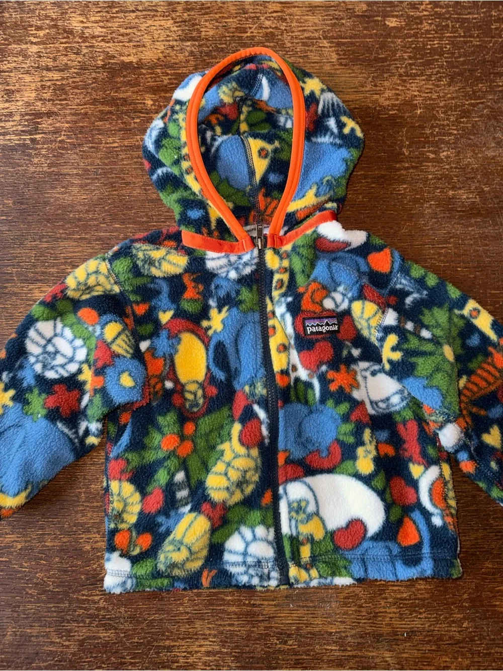 EUC Patagonia Synchilla fleece cardigan jacket size 18 months